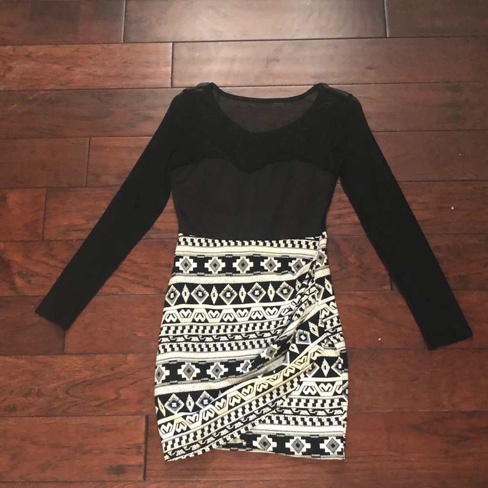 Black & White Casual Dress
